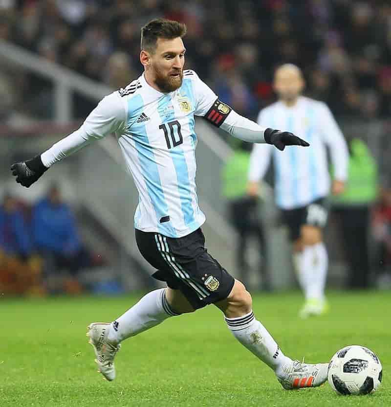 Lionel Messi sous le maillot de l’Argentine